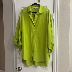 DAVI & DANI Lime Green Blouse
